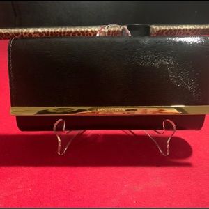 Black patina leather NEW condition